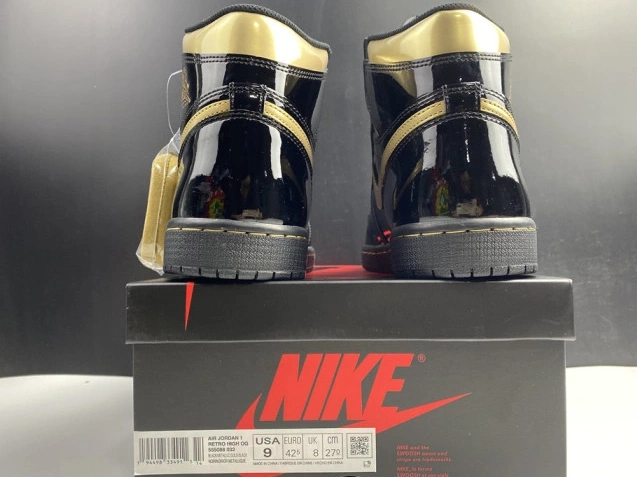 METALLIC GOLD 555088-032 HIGH 1 (2020) JORDAN AIR RETRO BLACK 0712